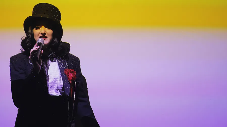 Performer at the lounge